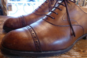 EDWARD GREEN（エドワードグリーン）バークレーをクリーニング＆靴磨き 