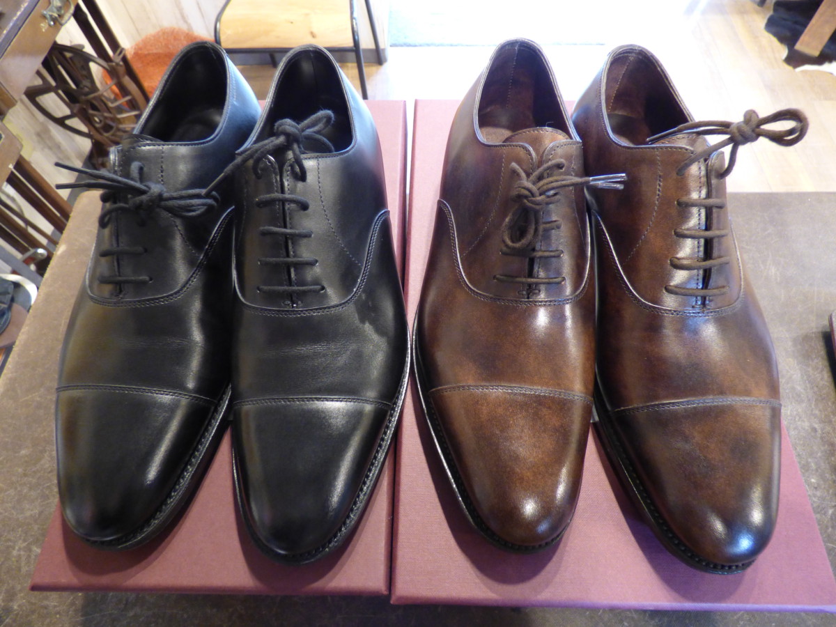 JOHN LOBB（ジョンロブ）シティ2の靴底をハーフラバー＆ヴィンテージ 