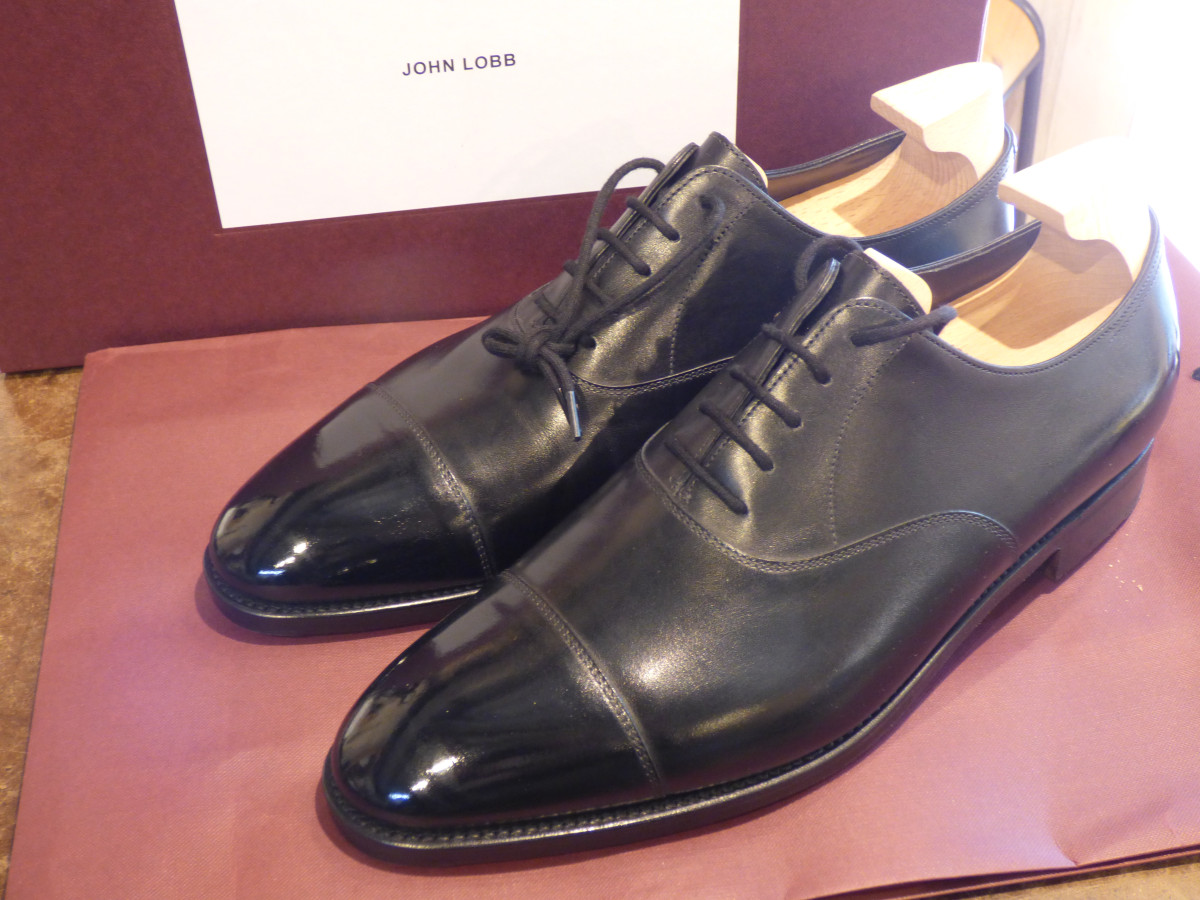 JOHN LOBB（ジョンロブ）シティ2をハイシャイン（鏡面磨き）＆トゥ 