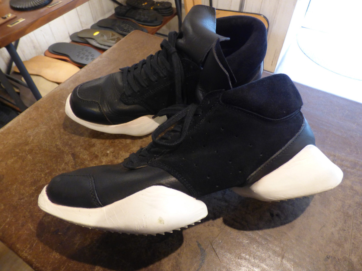 RICK OWENS（リックオウエンス）× adidas（アディダス）特殊ソールの 